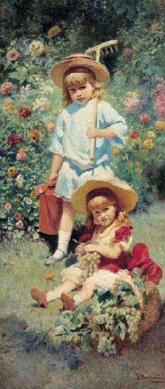 Konstantin Makovsky Children of the Artist, China oil painting art